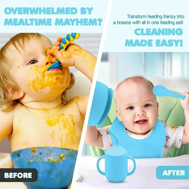 SafeKido Little Bites 5-in-1 Feeding Set