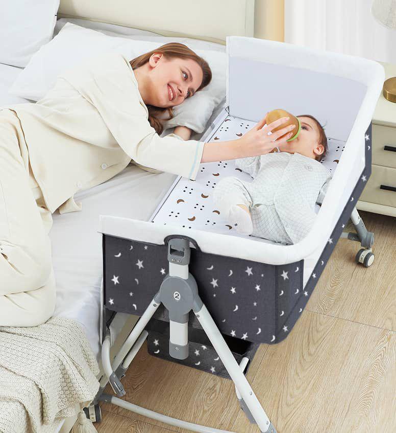 SafeKido Baby Bedside Crib