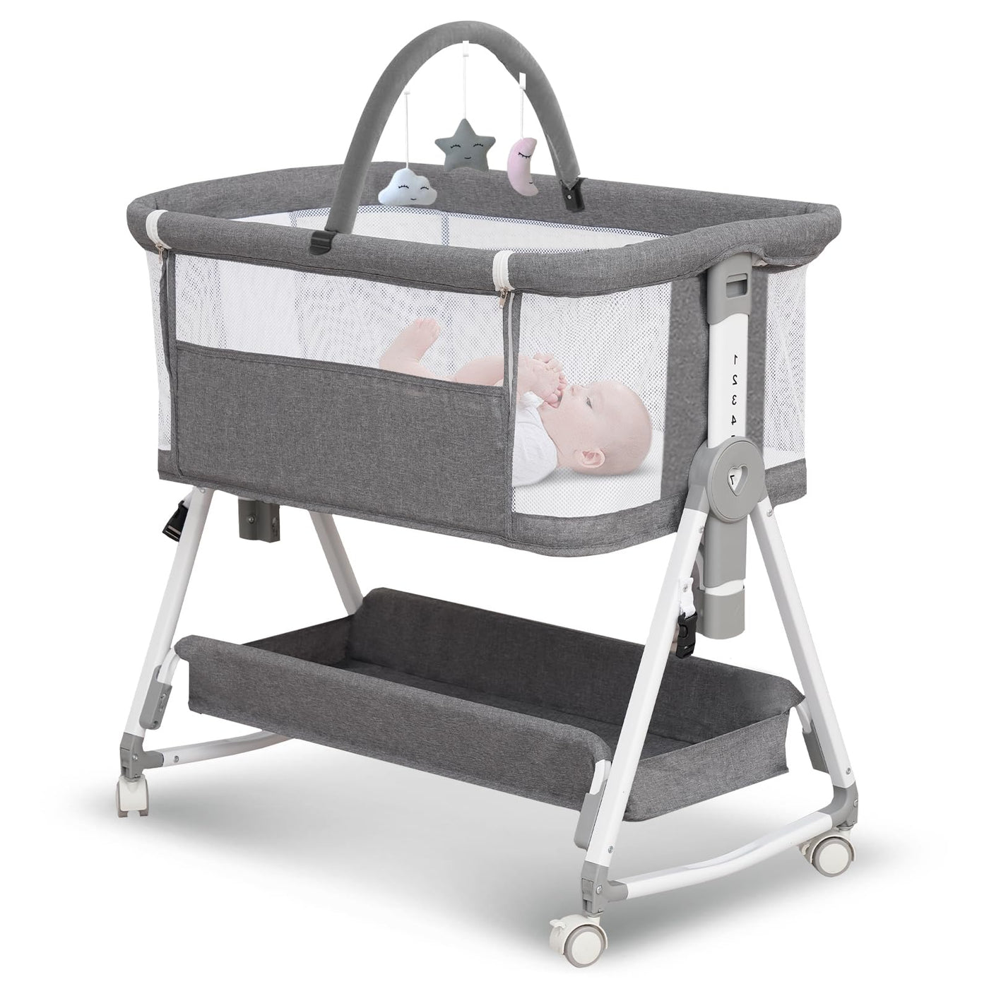 SafeKido Baby Bedside Crib