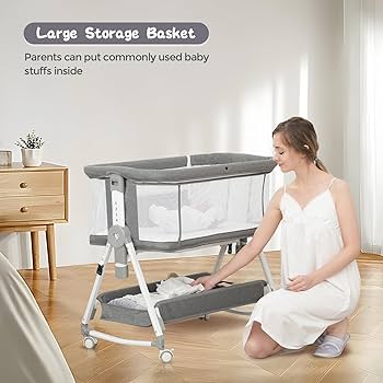 SafeKido Baby Bedside Crib