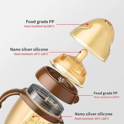 Safekido HappySip NanoSilver silicon baby feeding  Bottles