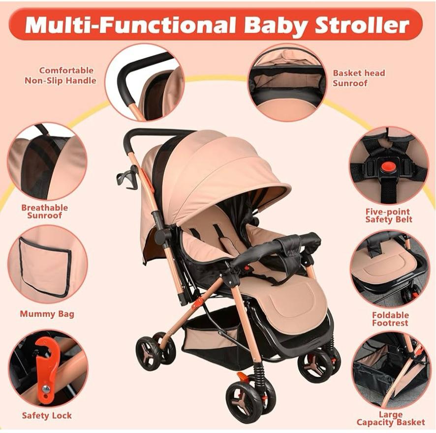 Safekido premium Cozy wheels  stroller