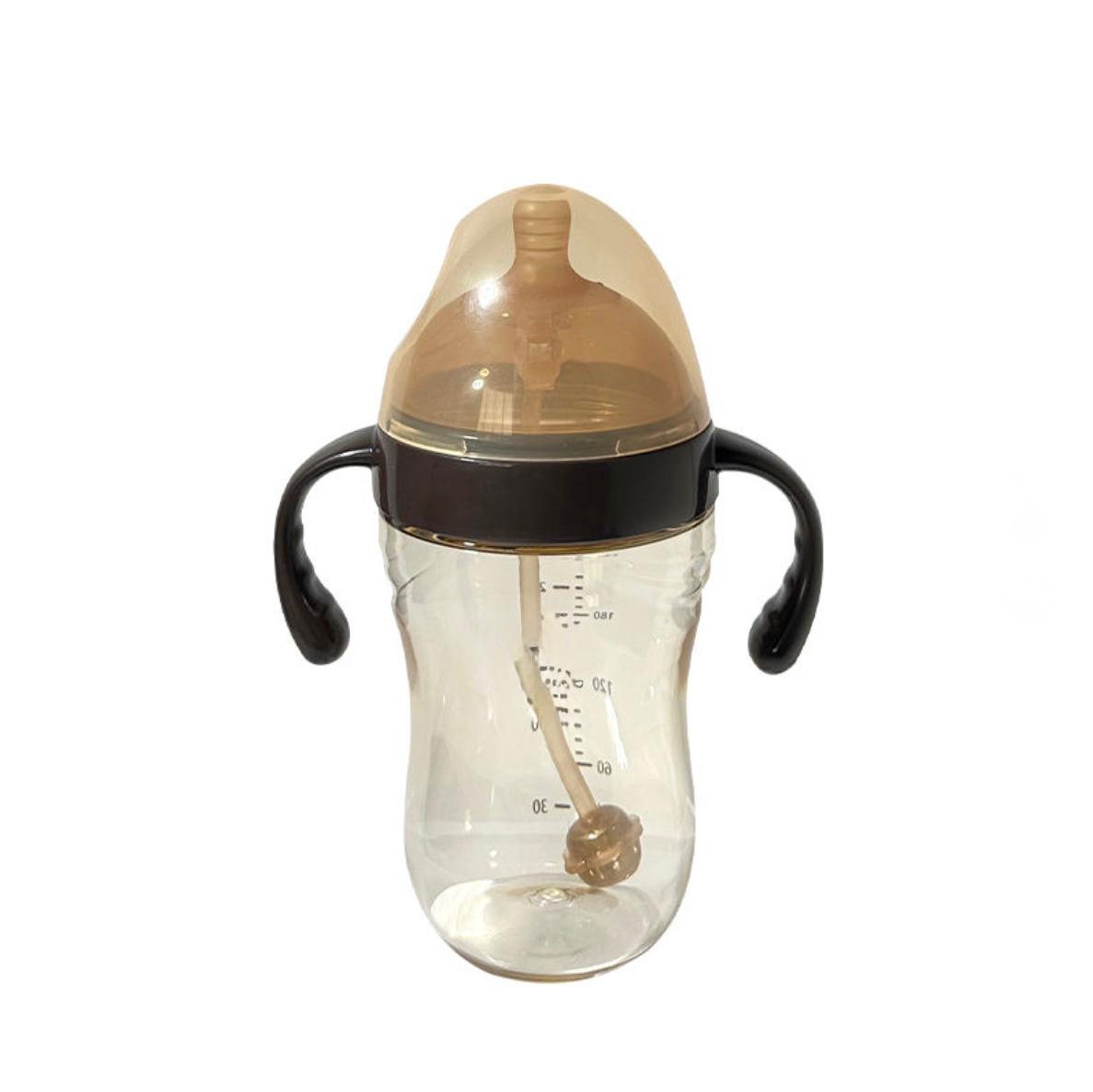 SafeKido 300mL PPSU Baby Feeding Bottle – Wide-Bore, AutoFlow Design, Soft Silicone, Easy-Handle Grip