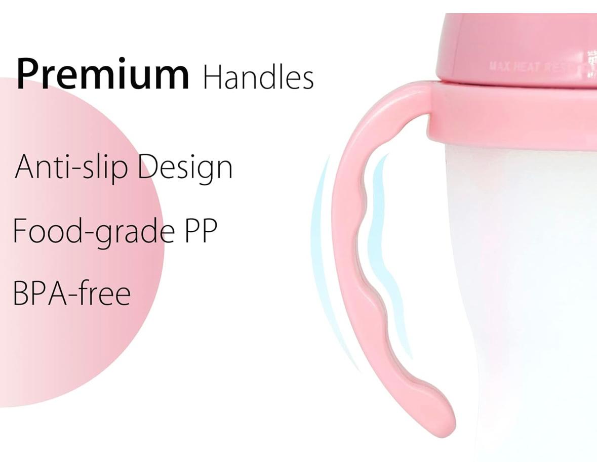 Safekido PPSU + PP Imitated Breast Milk Anti-flatulence 0-3 Years Old Baby Bottle Anti-dropBaby Bottle