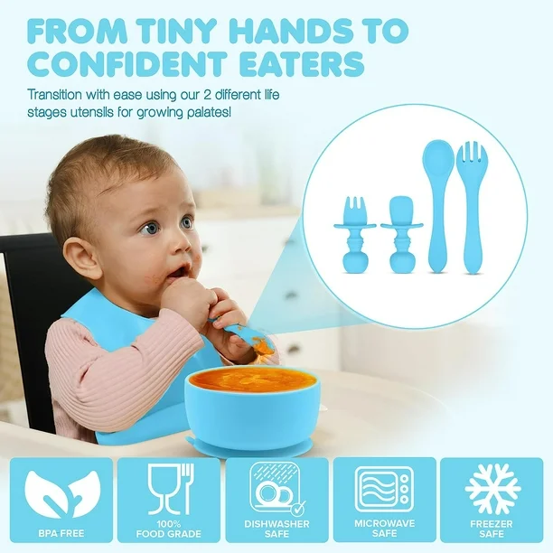 SafeKido Little Bites 5-in-1 Feeding Set