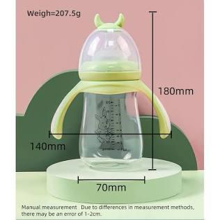 SafeKido HappySip BPA Free Borosilicate glass baby feeding  Bottles