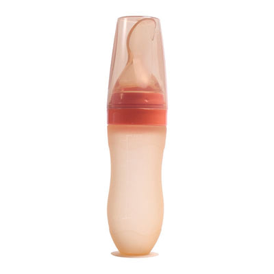 Safekido Baby Spoon Feeder  Squeezy food-grade silicon baby feeding  Bottles