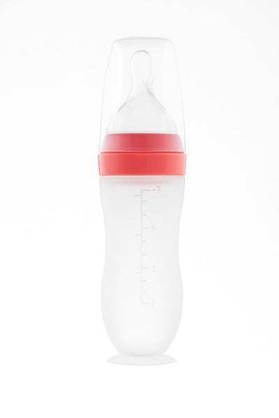 Safekido Baby Spoon Feeder  Squeezy food-grade silicon baby feeding  Bottles